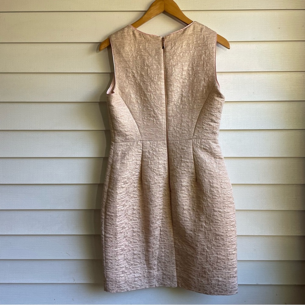 kate spade Blush Pink Textured Sleeveless Sheath Dress - Picture 6 of 10